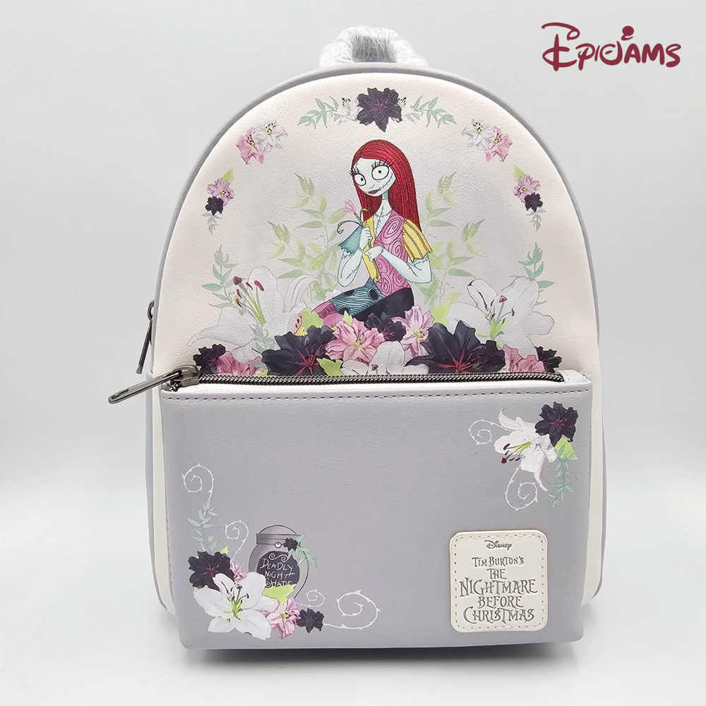Loungefly Disney Nightmare Before Christmas Sally Floral Mini Backpack New